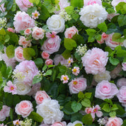 detailed petals and greenery for elegant backdrop