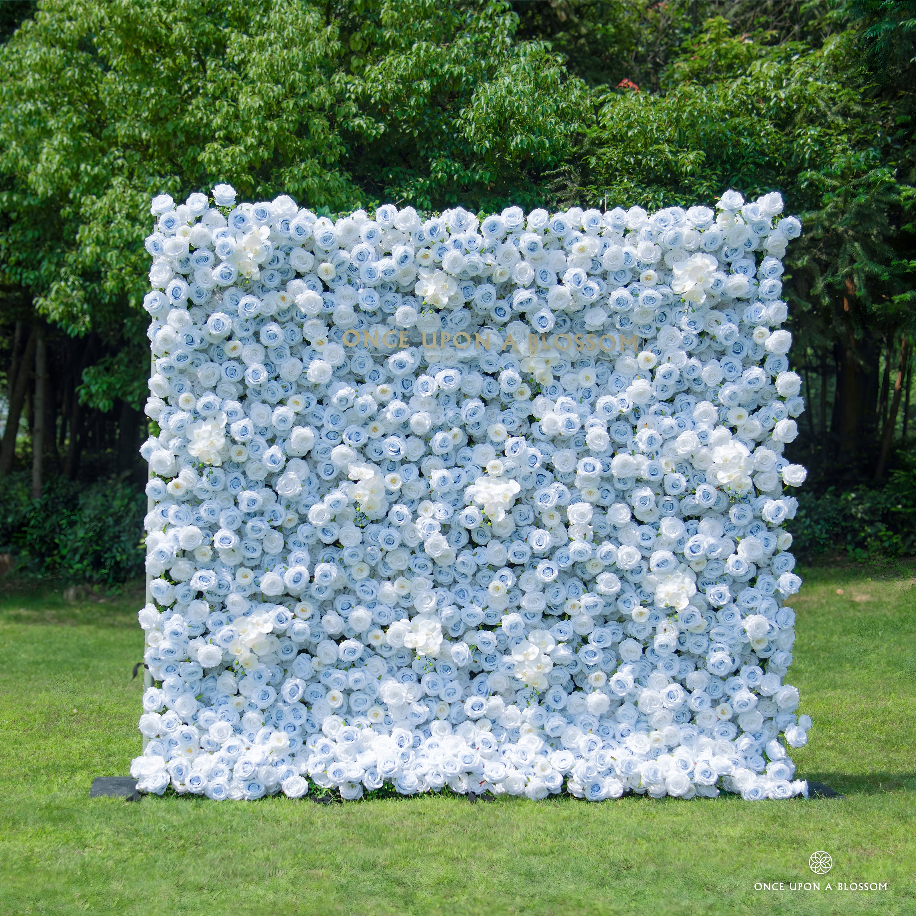 Left side of Cotton Field wall showing airy floral layering.