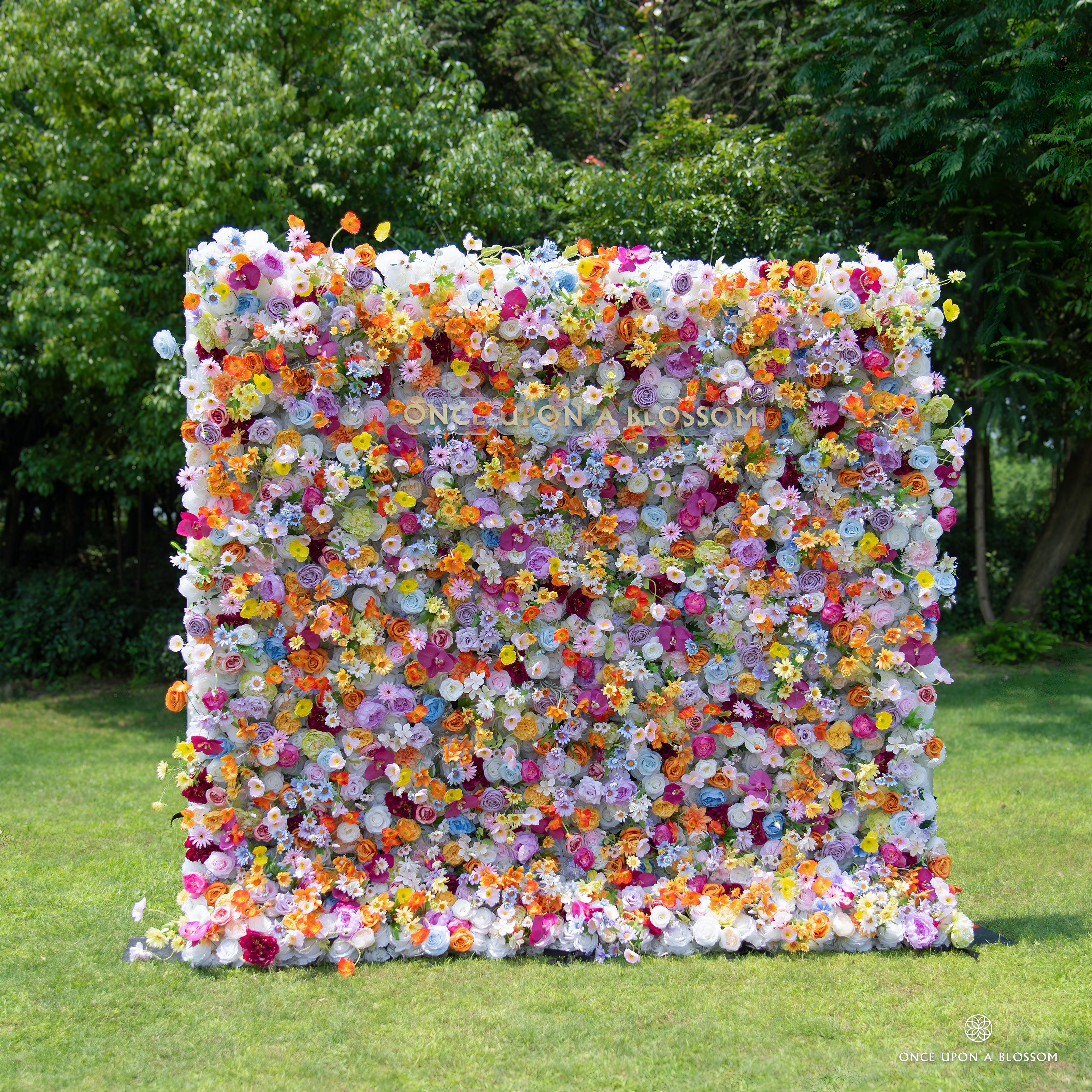 Wildflower Field – Colorful Flower Wall | Vibrant Flower Backdrop