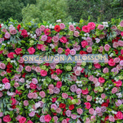 Summer Sangria flower wall texture with deep purple and lavender blooms.