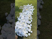 Blue Rose Flower Wall for Elegant Events | Cotton Sky