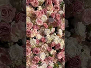 Rosé All Day – Pink Rose Flower Wall for Bridal Showers & Weddings