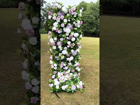 showcase of purple flower wall affordable