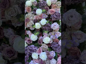 Purple Velvet – Purple Flower Wall for Weddings & Showers