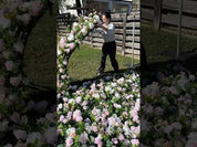Ballet Cloud – Affordable Pink Flower Wall for Bridal Showers & Parties
