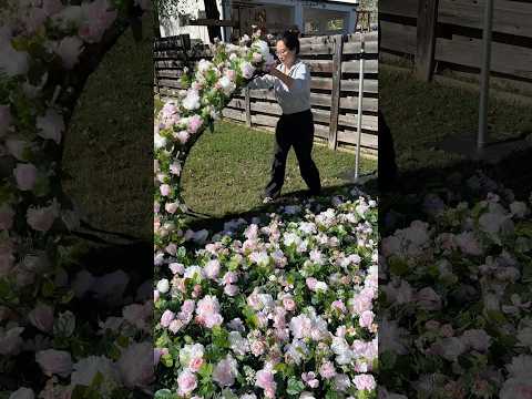 Ballet Cloud – Affordable Pink Flower Wall for Bridal Showers & Parties