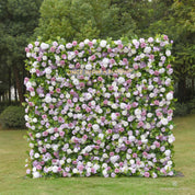 affordable purple floral backdrop for weddings
